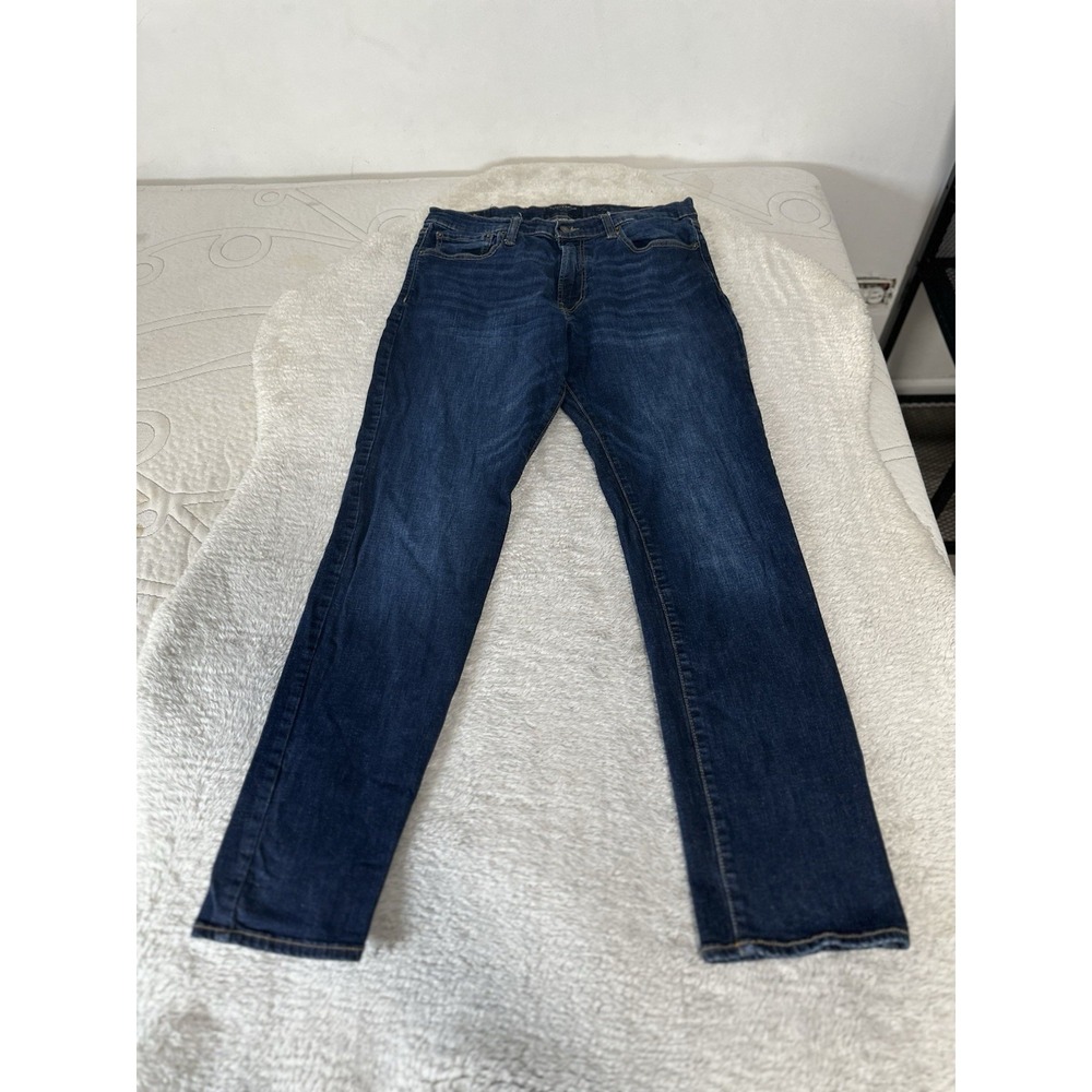 Lucky Brand 410 Athletic Slim Men's Blue Denim Jeans Size 33x32 Pants Stretch